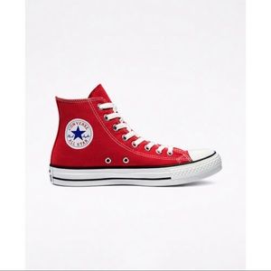 CONVERSE Chuck Taylor All Star, Red, Mens 10, Womens 12